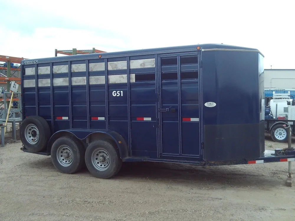 G51 16 trailer 16' stock trailer