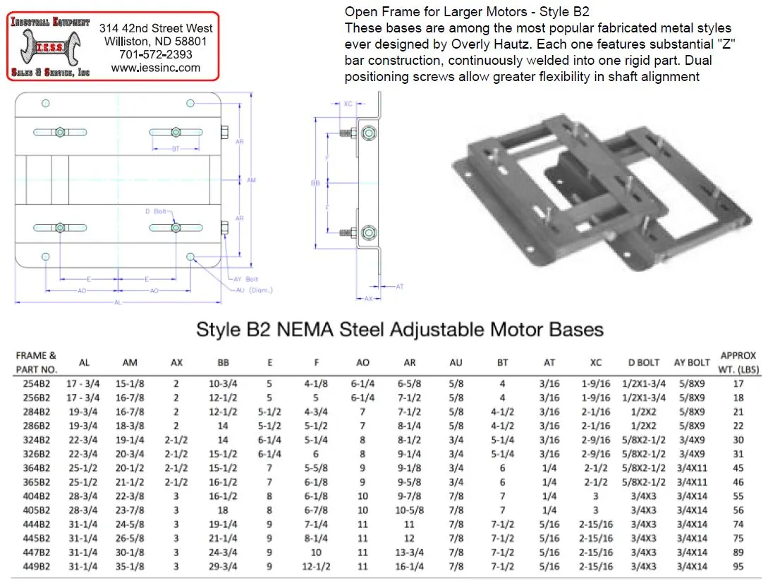 ELM slide base B2 ELM326B2 - Image 2